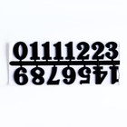 Цифры для часов 15 штук, h=2.5 см, чёрный, механизм в комплектацию не входит - Фото 4