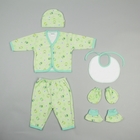Комплект для новорожденного, 6 предметов, цвета МИКС - Фото 1