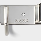 Держатель для швабры и метлы Raccoon, с крючками, 3.8×4.8×16 см - Фото 5