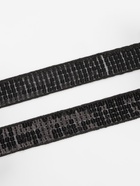 Лента декоративная с квадратными пайетками, 2.5 см, 9±0.5 м, чёрная - Фото 2