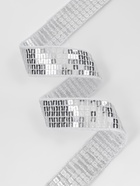 Лента декоративная с квадратными пайетками, 2.5 см, 9±0.5 м, цвет серебряный - Фото 4