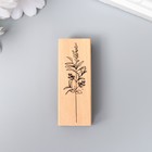 Печать дерево "Иван-чай" 6,5х2,5 см - фото 24301663