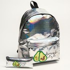 Рюкзак школьный с пеналом, 38х30х11 см, Микки Маус - фото 9502626