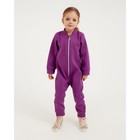 Комбинезон детский, цвет сиреневый, рост 92-98 см - фото 33670810