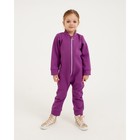 Комбинезон детский, цвет сиреневый, рост 92-98 см - фото 33670811