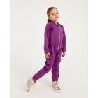 Комбинезон детский, цвет сиреневый, рост 92-98 см - фото 33670813