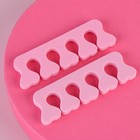 Набор разделителей для пальцев, 2 штуки, цвет розовый - Фото 2