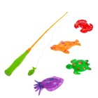 Рыбалка «Весёлая рыбалка», 4 рыбки, цвета МИКС, в пакете - фото 11804555