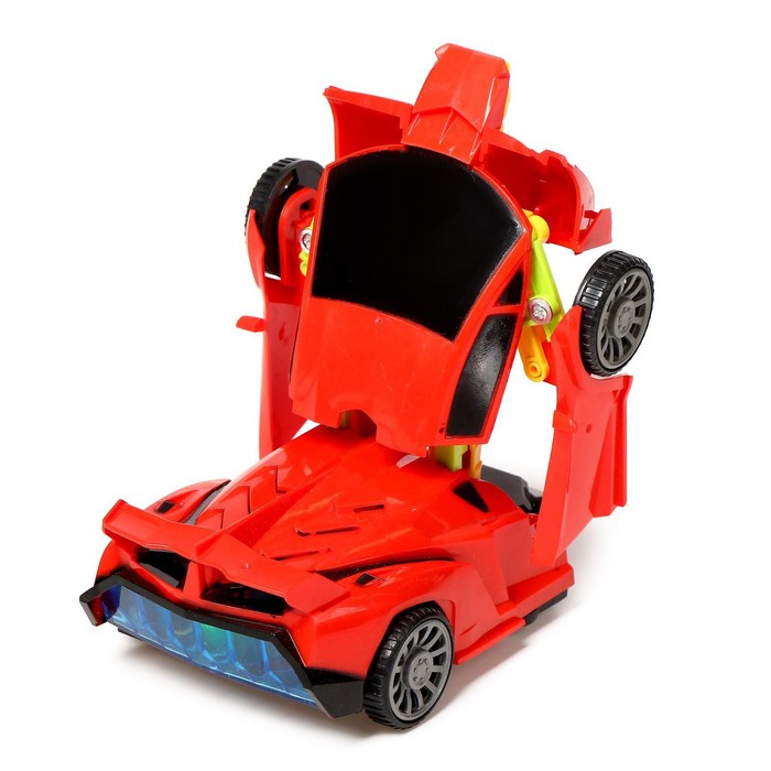 Робот радиоуправляемый «Ламбо», трансформируется, работает от батареек, цвета МИКС, в пакете 52296