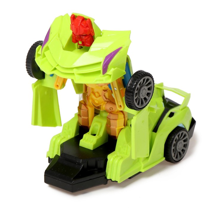 Робот радиоуправляемый «Ламбо», трансформируется, работает от батареек, цвета МИКС, в пакете 52296