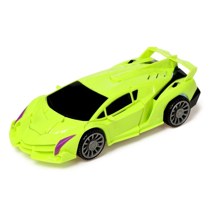 Робот радиоуправляемый «Ламбо», трансформируется, работает от батареек, цвета МИКС, в пакете 52296
