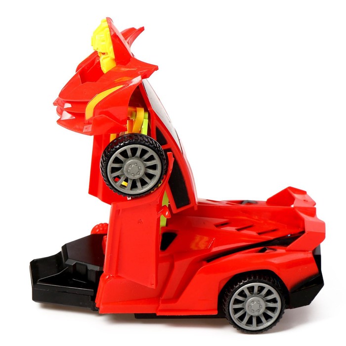 Робот радиоуправляемый «Ламбо», трансформируется, работает от батареек, цвета МИКС, в пакете 52296