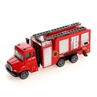 Машина металлическая «Пожарная служба», инерция, цвет МИКС, в пакете - фото 321621518