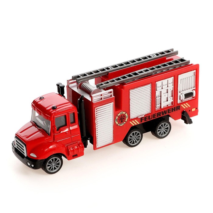Машина металлическая «Пожарная служба», инерция, цвет МИКС, в пакете