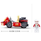 Конструктор Город «Гонка», инерционная, 89 дет, в пакете - фото 24237970