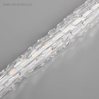 УЦЕНКА Гирлянда «Сосульки рифленые», 2.5×0.5 м, IP65, 288 LED, 12 В, прозрачная нить, свечение синее с эффектом стекания - Фото 6