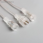 УЦЕНКА Гирлянда «Сосульки рифленые», 2.5×0.5 м, IP65, 288 LED, 12 В, прозрачная нить, свечение синее с эффектом стекания - Фото 7