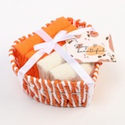 Салфетки махровые декоративные «Этель. Сердечко», 4 шт., 30×30 см, хлопок 100%, оранжевые - Фото 8