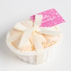 Салфетки махровые декоративные «Этель. Весеннее настроение», 3 шт., 30×30 см, молочные - фото 65329009