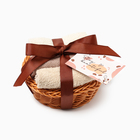 Салфетки махровые декоративные «Этель. Весеннее настроение», 3 шт., 30×30 см, коричневые - Фото 7