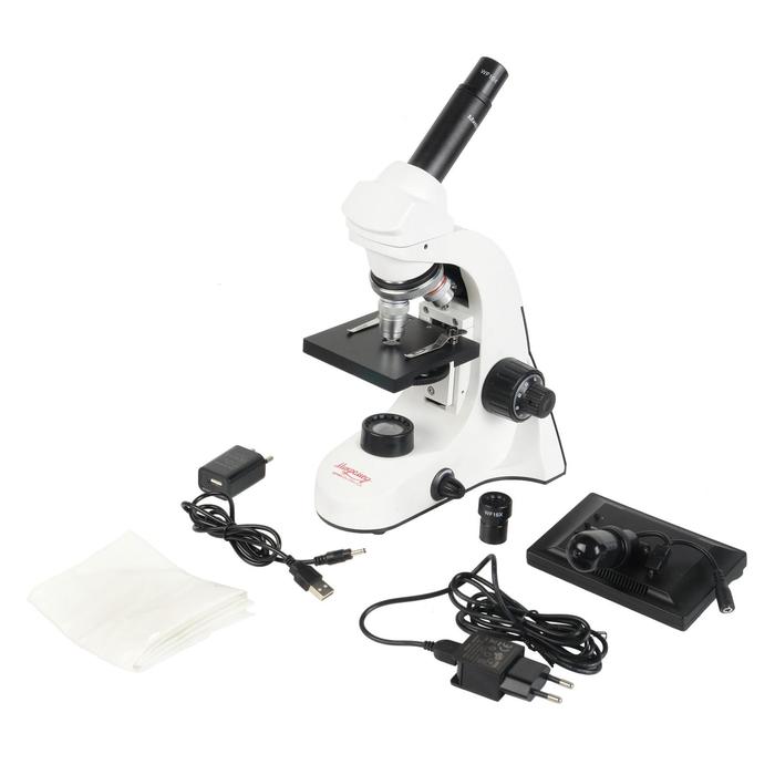 Микроскоп школьный Эврика 40×-1280х, LCD, цифровой - фото 1882318687