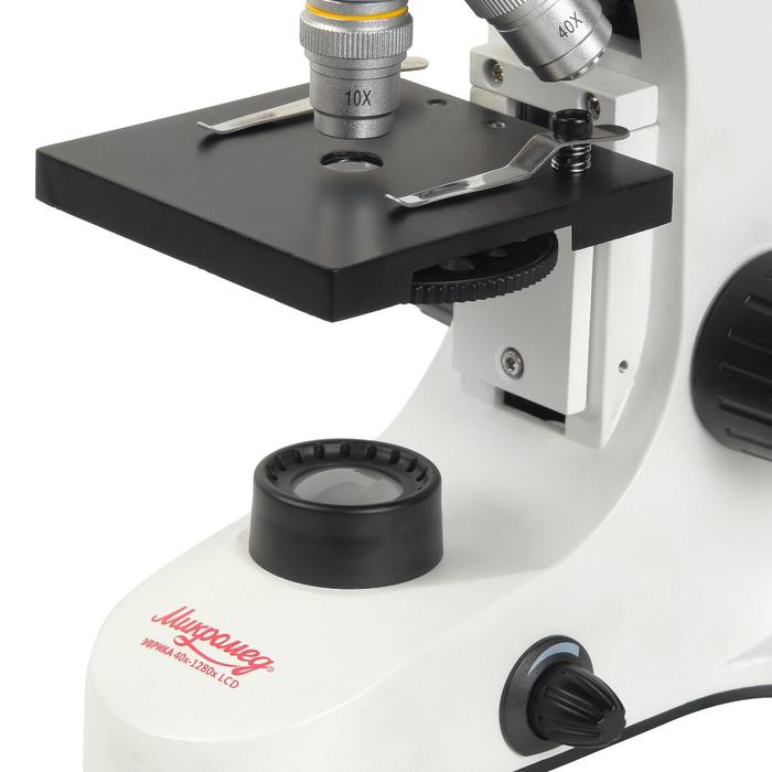 Микроскоп школьный Эврика 40×-1280х, LCD, цифровой - фото 1882318680