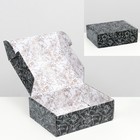 Подарочная коробка двусторонняя «Цветы» 27×21×9 см 7384580