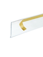 Ценникодержатель полочный самоклеящийся DBR=52, 1000 мм, прозрачный - Фото 5