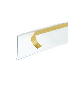 Ценникодержатель полочный самоклеящийся DBR=52, 1000 мм, прозрачный - Фото 5