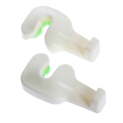 Крючок на подголовник, набор 2 шт., белый