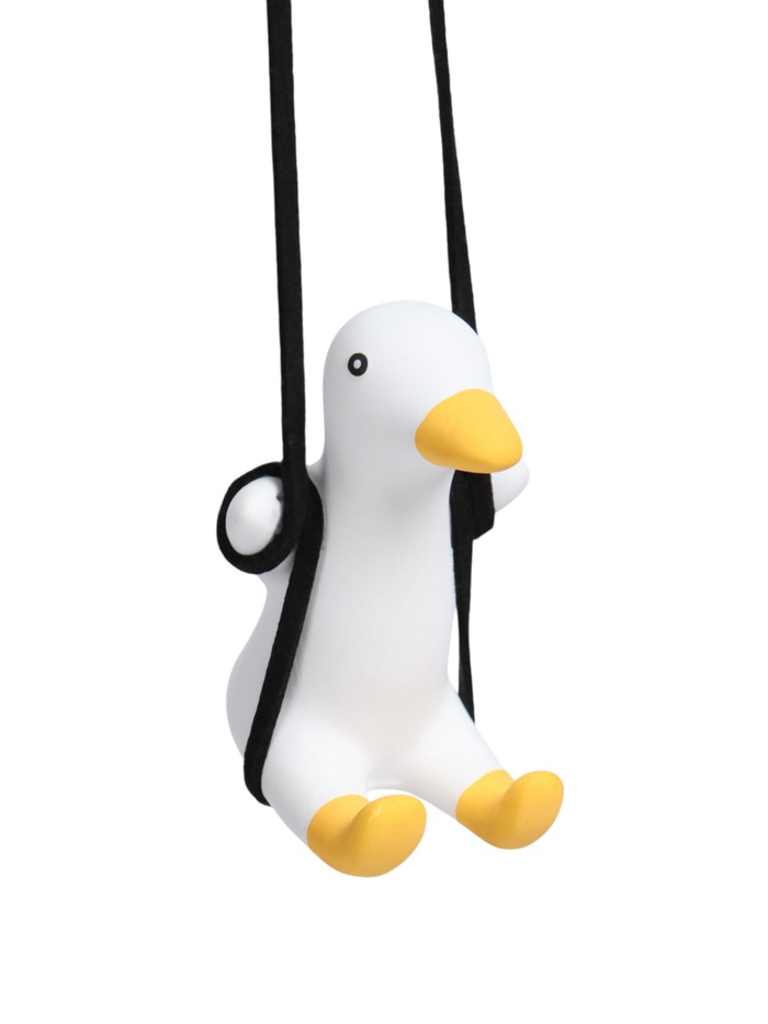 Подвес автомобильный, на зеркало «Утка» высота 6 см, шнурок 50 см - Фото 1