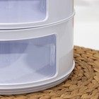 Контейнер пластиковый «Лилия», 2 яруса, 24,5×24 см 7365460