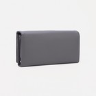 Кошелёк женский на магнитах, цвет серый - Фото 2