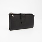 Кошелёк на магните, цвет чёрный - Фото 1