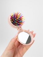 Расчёска массажная «Плюшевые милости», складная, с зеркалом, d=7.5 см, МИКС - Фото 2