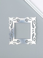 Наклейка интерьерная зеркальная на выключатель TAKE IT EASY «Узор», декор настенный, 15?15 см (комплект 2 шт) - фото 60102142