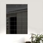 Зеркало настенное «Квадратики», на клеевой основе, акриловое, 15 шт., 15×15 см, чёрное - Фото 3