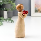 Фигурка полистоун «Девушка с яблоками», 13×4.5×4.5 см 7136439