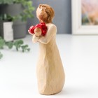 Фигурка полистоун «Девушка с яблоками», 13×4.5×4.5 см 7136439