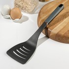 Лопатка кухонная Доляна «Сфера», нейлон, чёрная - Фото 1