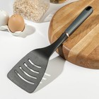 Лопатка кухонная Доляна «Сфера», нейлон, чёрная - Фото 3