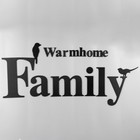 Фоторамка пластик на 7 фото+надпись+полочка "Family. Птицы" сине-белые набор 86х186 см 7367854 - фото 14005152