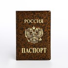Обложка для паспорта, цвет коричневый - фото 3760862