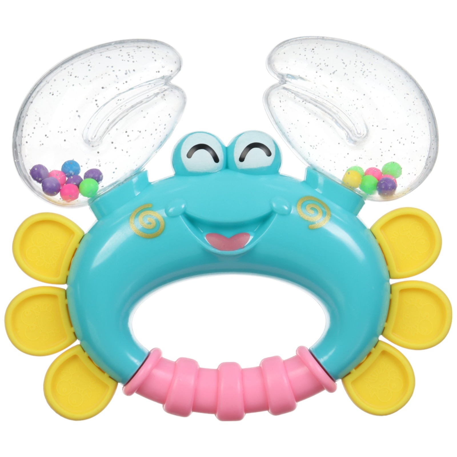 Погремушка «Крабик», цвет МИКС, Крошка Я, 12 см (6971178) - Купить по ...