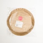 Тарелка Доляна «Заря», d=20 см, дерево, коричневая - Фото 4