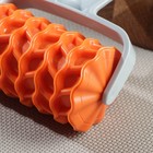 Валик для накатки теста фактурный Доляна «Сетка», 17×9×5 см, пластик - Фото 3