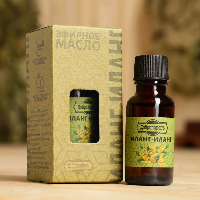Масло эфирное «Иланг-Иланг» 20 мл, крафт, Добропаровъ - Фото 1
