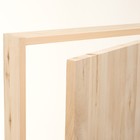 Дверной блок для бани, 190×80см, из липы, на клиньях, массив, "Добропаровъ" - Фото 3