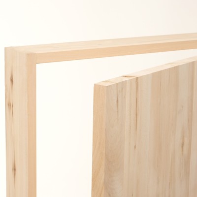 Дверной блок для бани, 190×80см, из липы, на клиньях, массив, "Добропаровъ"