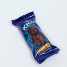Пончик Porleo медвежонок с какао-кремом, покрытый шоколадной глазурью, 50 г - фото 9504805